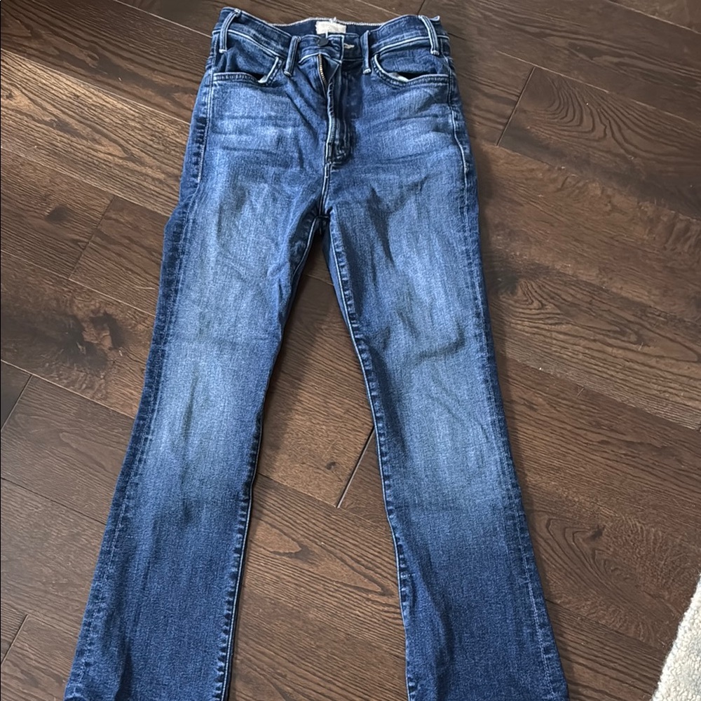 Mother Hustler Ankle Women's Blue Jeans